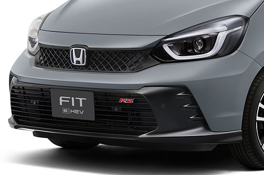RS exclusive exterior: front grille, front bumper