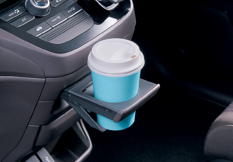 FOLDABLE FRONT CUP HOLDER